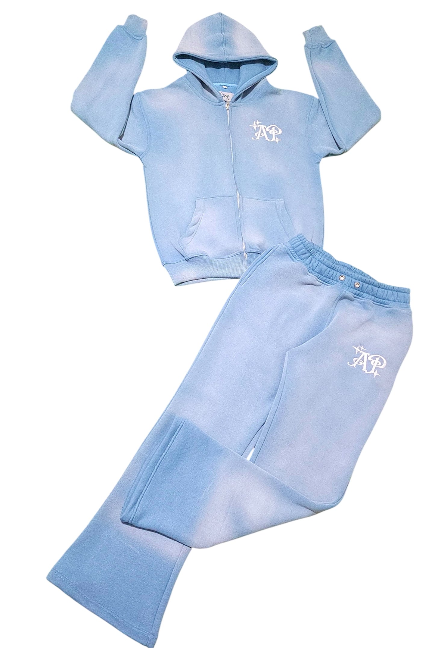 MEN’S SUNFADED TRACKSUIT BABY BLUE