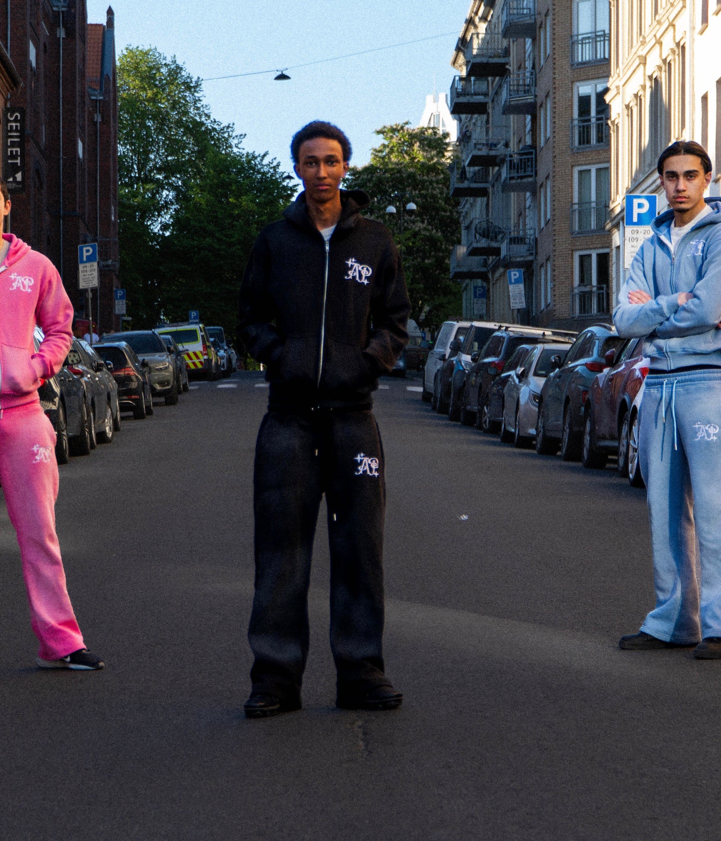 MEN’S SUNFADED TRACKSUIT BLACK