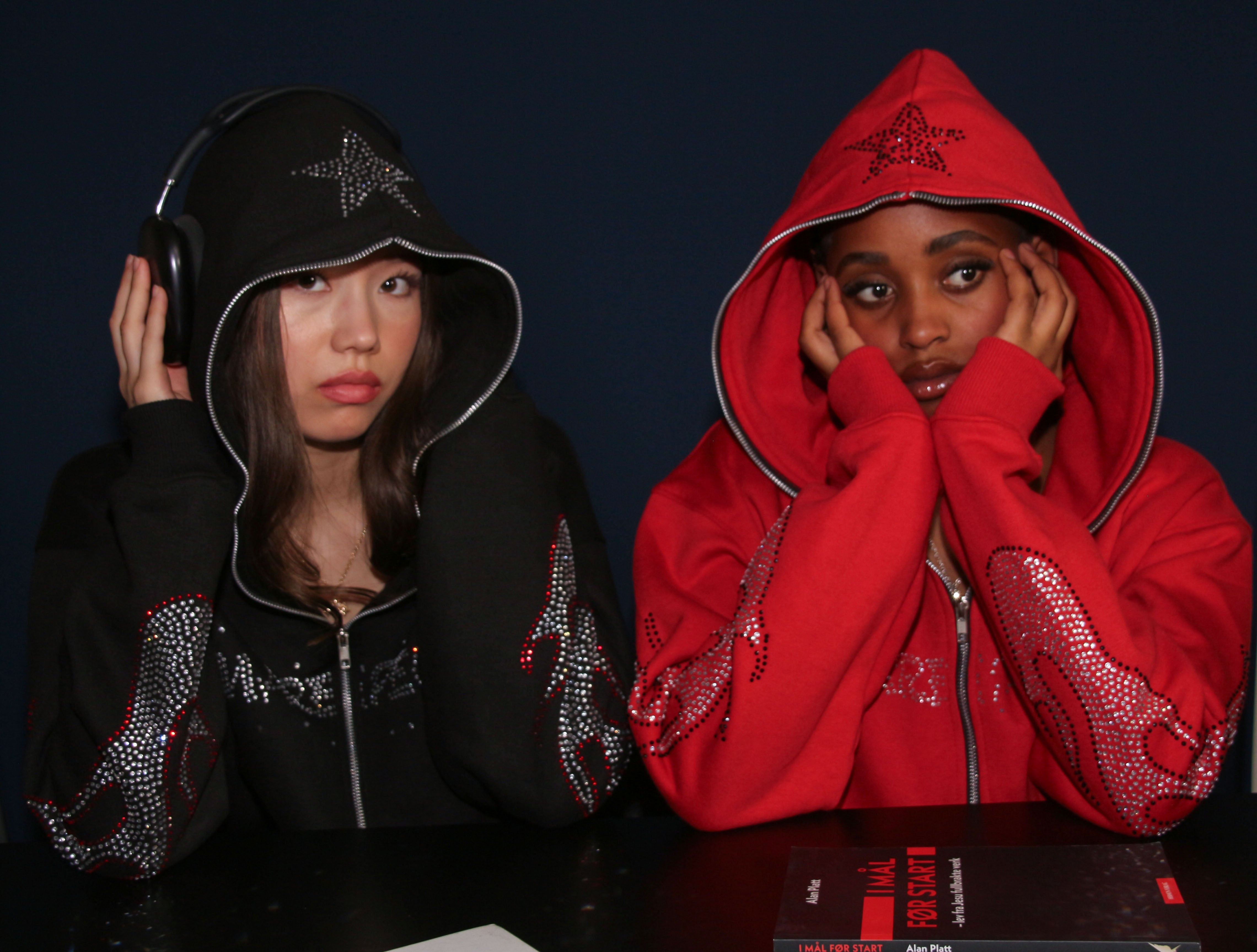 Red rhinestone hoodie – AmarePecun.Store Red rhinestone hoodie – AmarePecun.Store